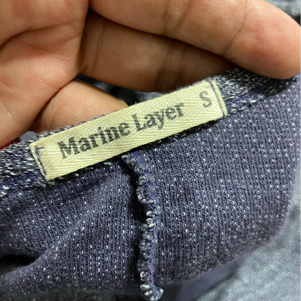 D4- Marine Layer Purple Bodycon Pullover Sweater Dress View 4